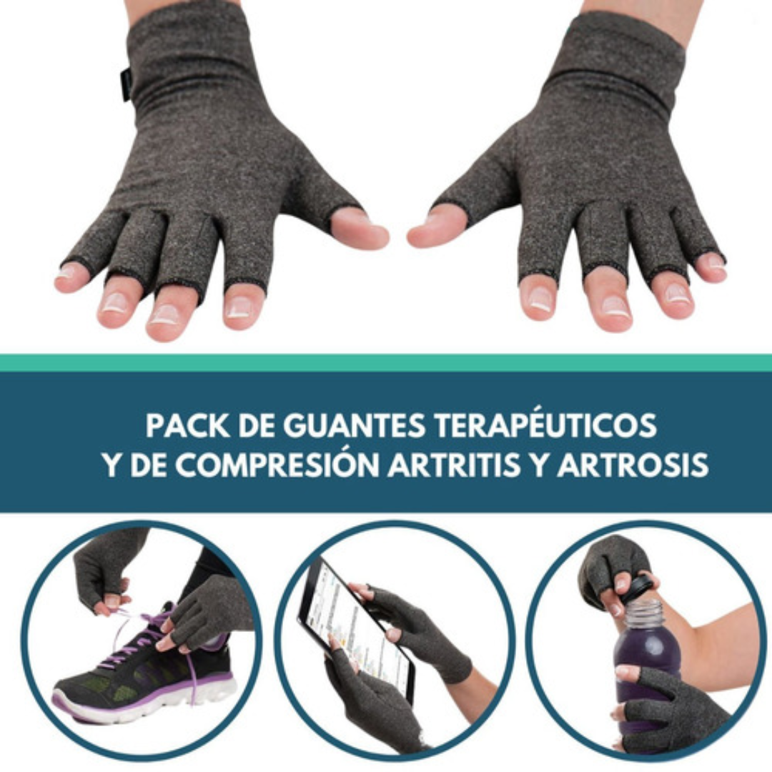 Guantes de Compresión para Artritis, Artrosis, Tendinitis y Túnel Carpiano