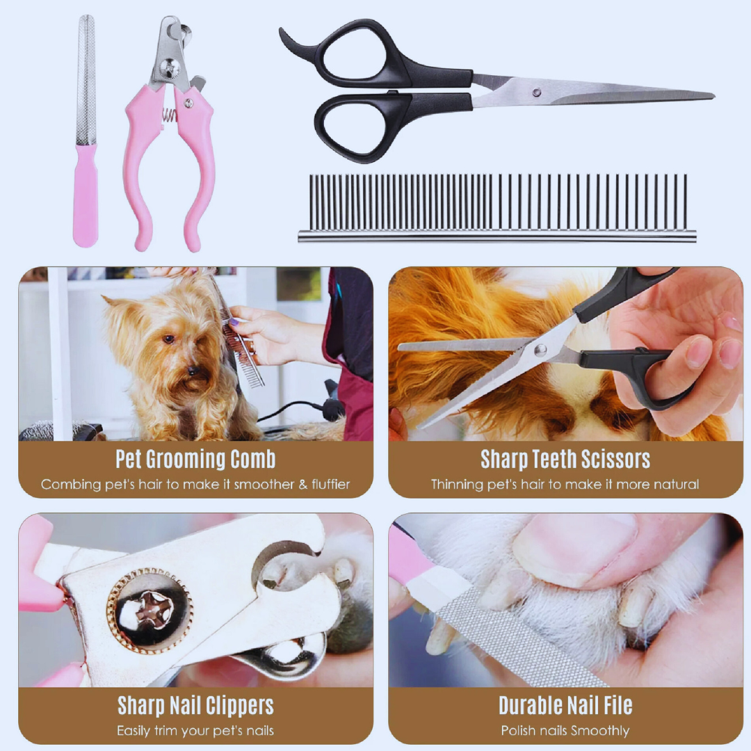 Kit Peluquería Profesional para Mascotas Scyty