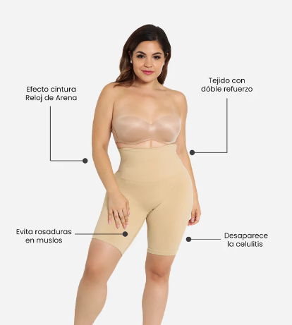 Short Faja Levanta Cola - Moldeador de Cintura