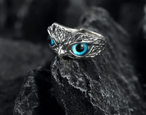 Anillo Búho de la Prosperidad y Riqueza™ Ajustable