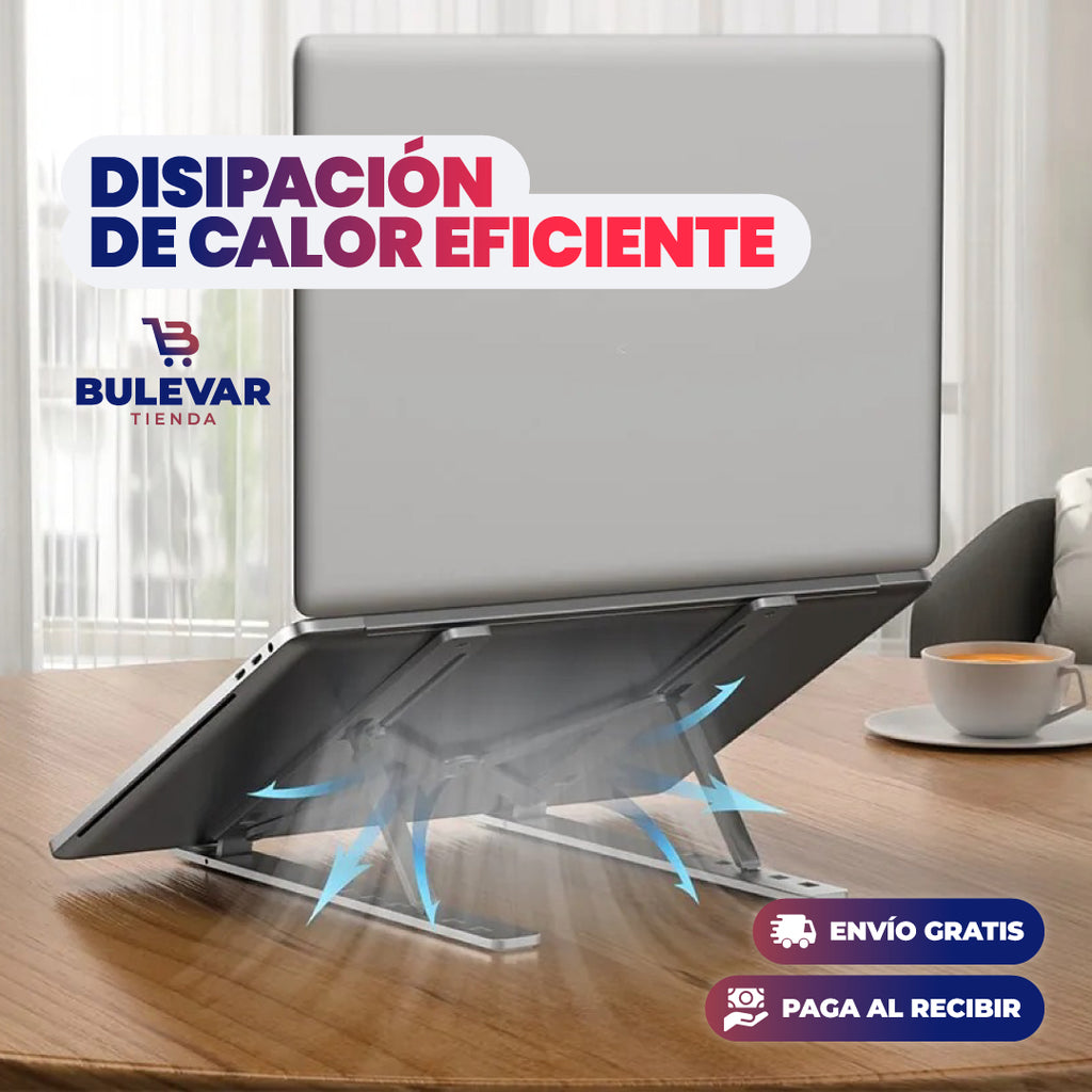 SOPORTE PLEGABLE PARA LAPTOP DE ALUMINIO