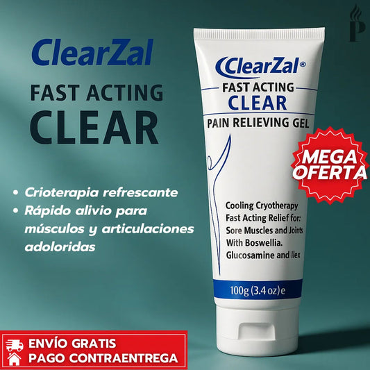 ClearZal™ - Alivio Rápido y Efectivo para Dolores Musculares y Articulares