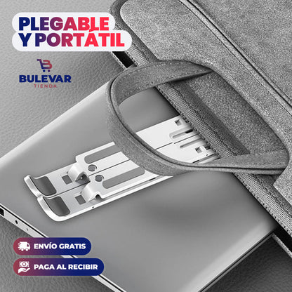 SOPORTE PLEGABLE PARA LAPTOP DE ALUMINIO