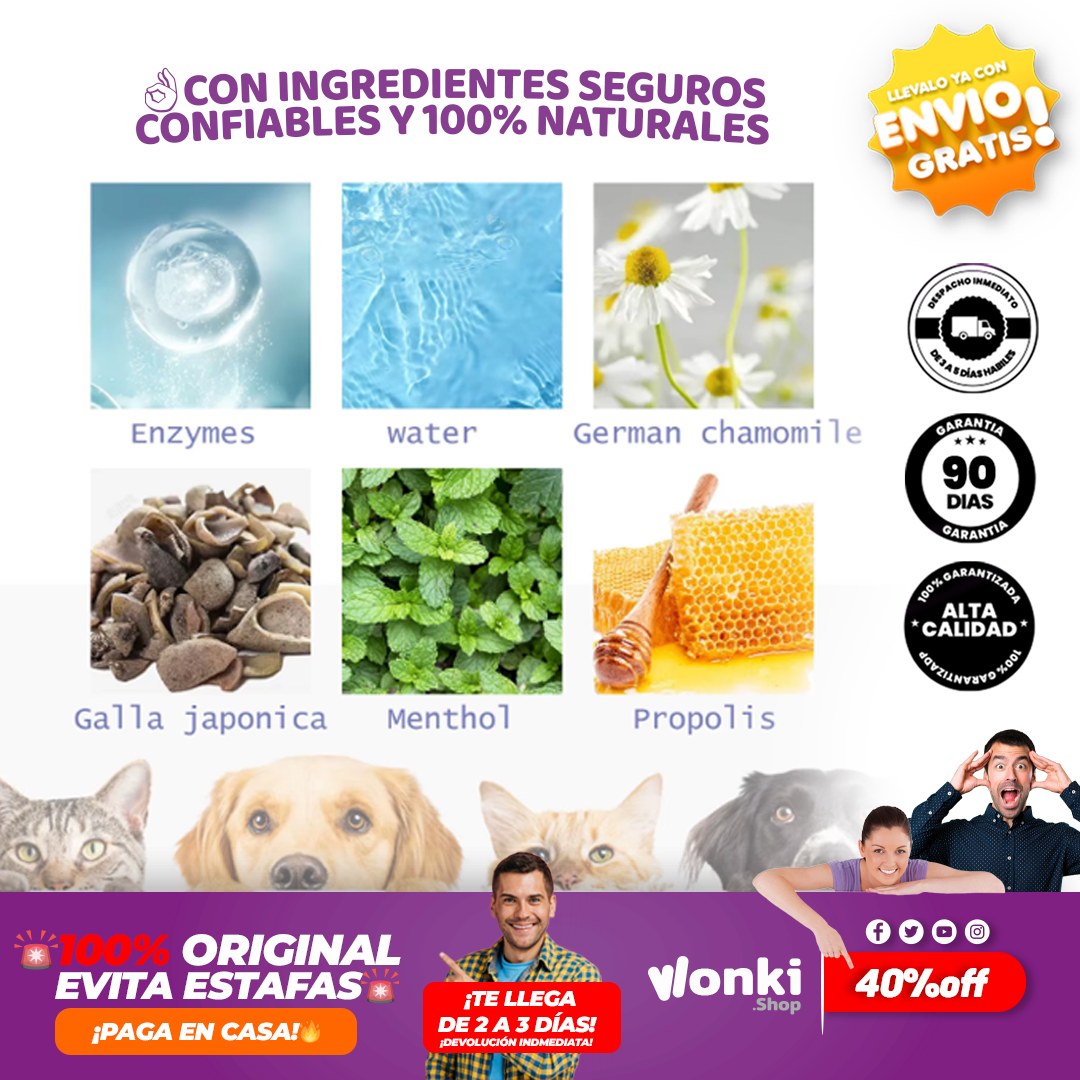 Spray Bucal para Mascotas PetDent