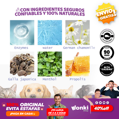 Spray Bucal para Mascotas PetDent