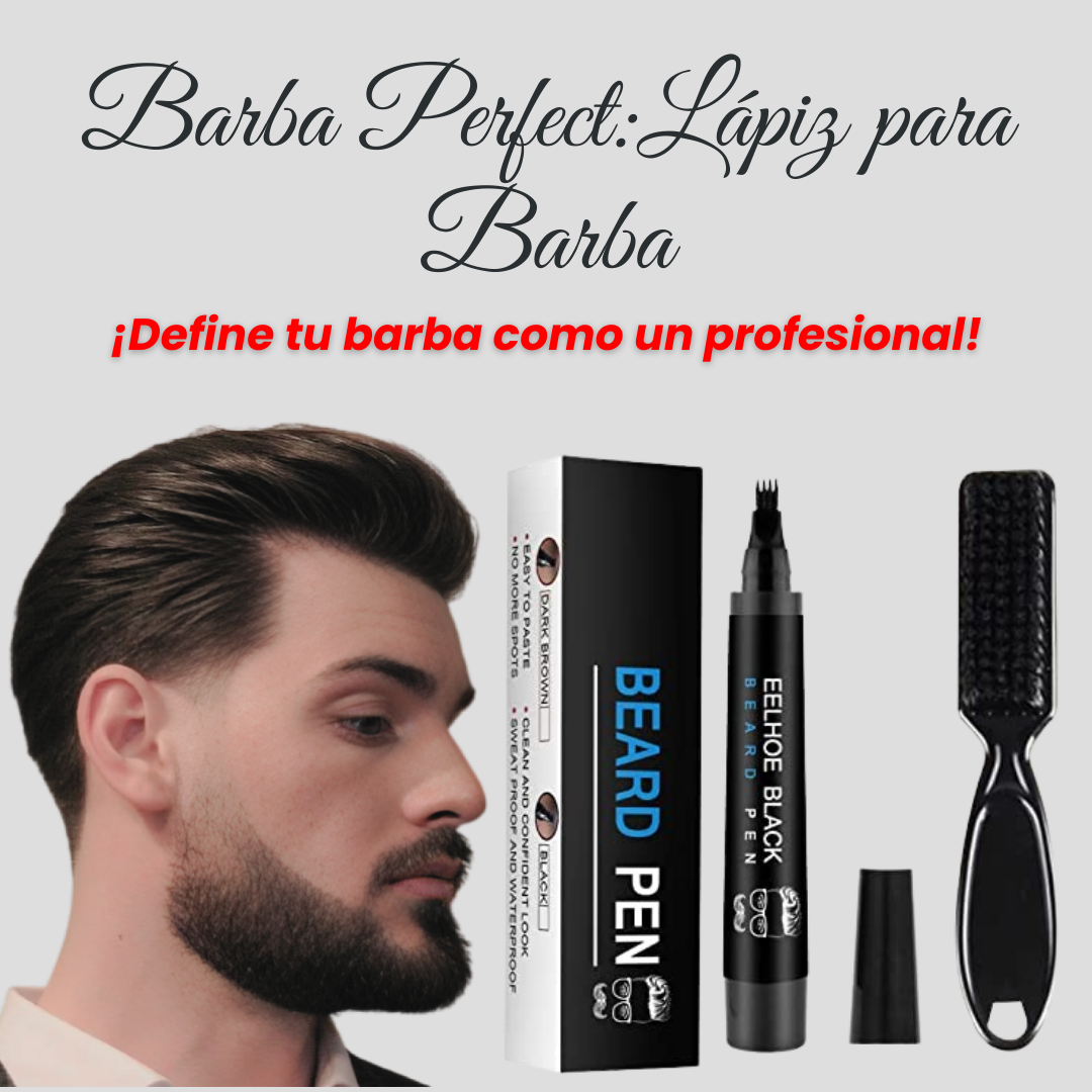 Lápiz Profesional para Barbas y Cejas GoBeard