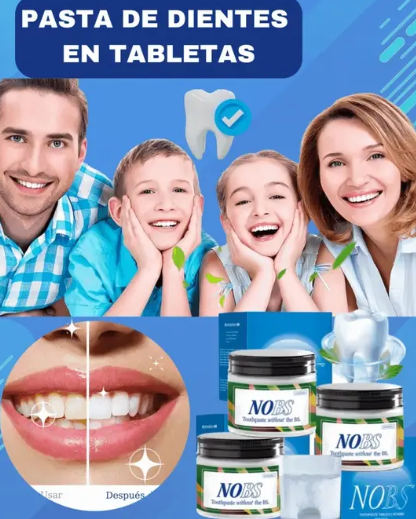 NOBS - PASTA DENTAL EN TABLETAS