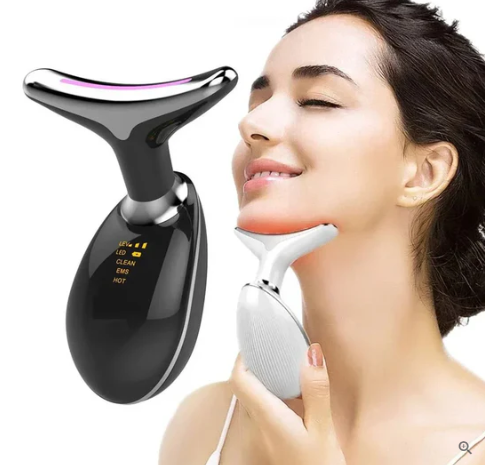 LEDerm® Masajeador Facial Reductor de Arrugas, Flacidez y Papada