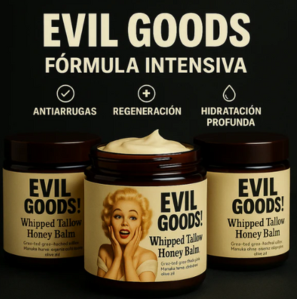EVIL GOODS® - BÁLSAMO DE MIEL Y SEBO DE RES ANTI-ENVEJECIMIENTO