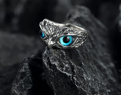 Anillo Búho de la Prosperidad y Riqueza™  Ajustable