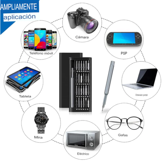 Set Destornillador Multifuncional 24 en 1