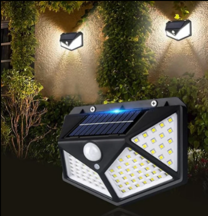 Lámpara Solar LED con Sensor de Movimiento 2X1 Premium