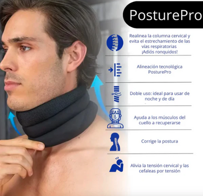 Soporte Ergonómico para el Cuello Antirronquidos y Alineación Cervical Snorby