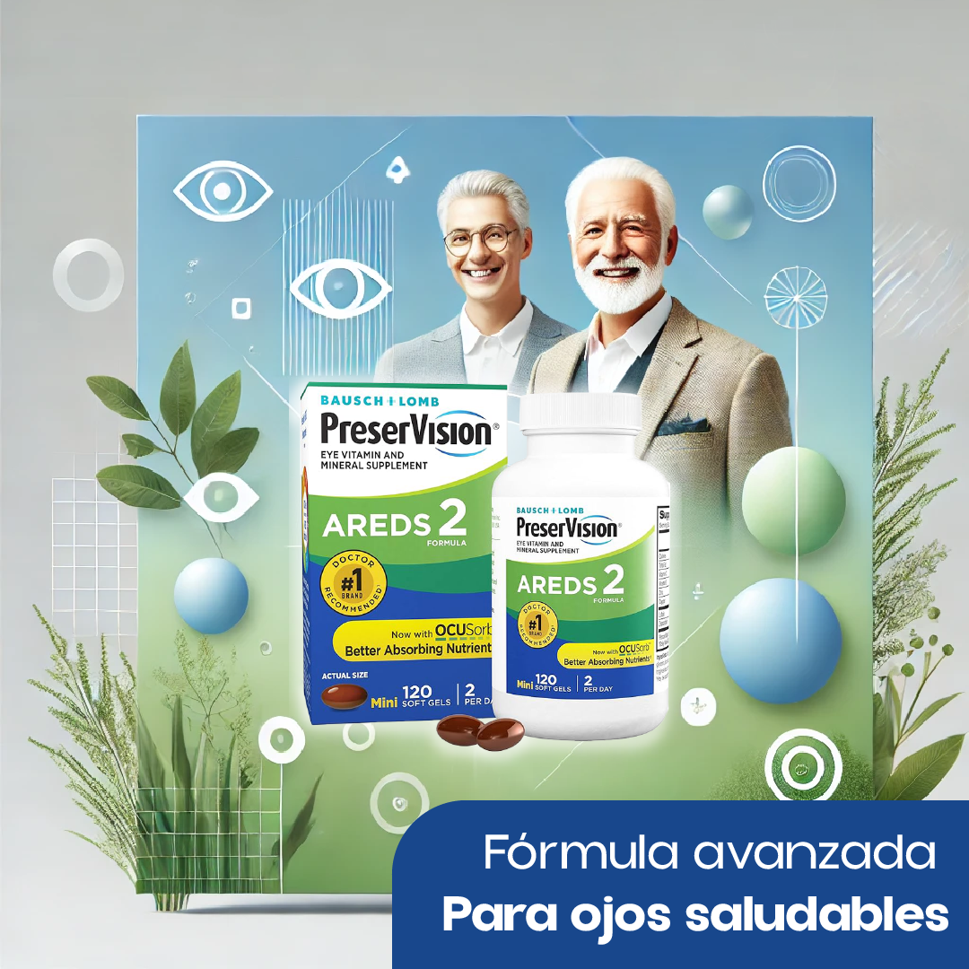 Suplemento de Vitaminas y Minerales para la vista PreserVision® AREDS