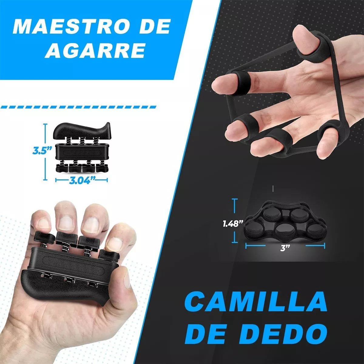 Hand Grip Force Set™ Ejercitadores de manos 5 en 1