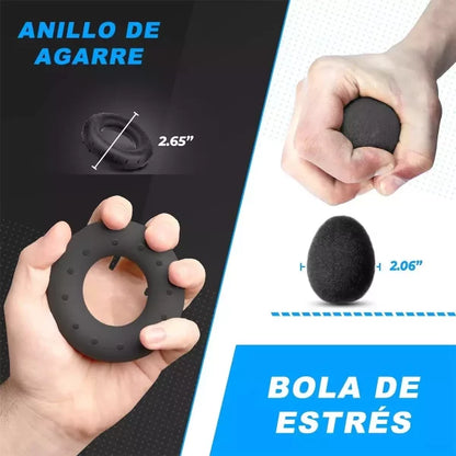 Hand Grip Force Set™ Ejercitadores de manos 5 en 1
