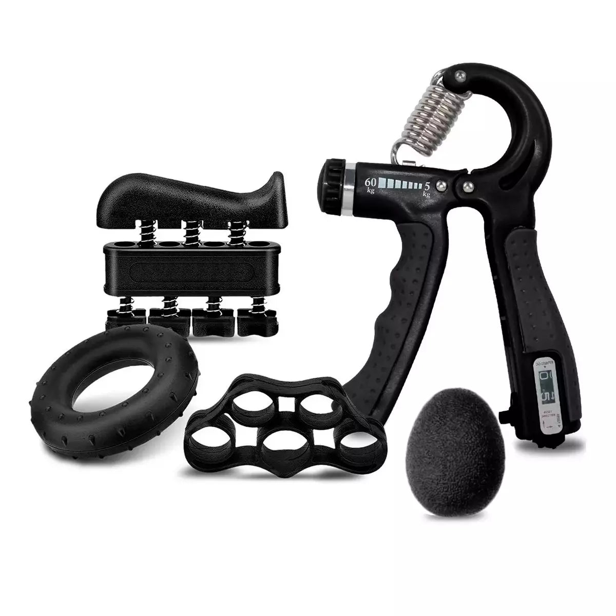Hand Grip Force Set Ejercitadores de manos 5 en 1