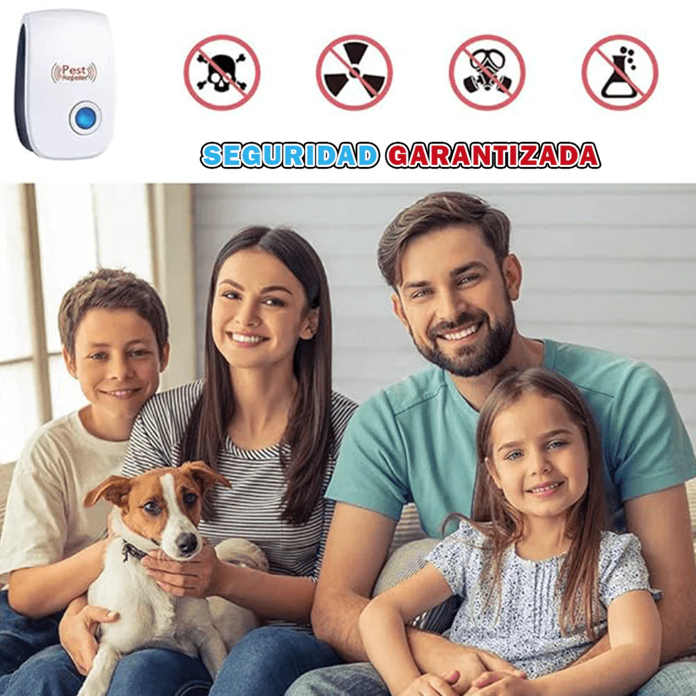 Repelente Ultrasónico de Insectos y Roedores PestReject