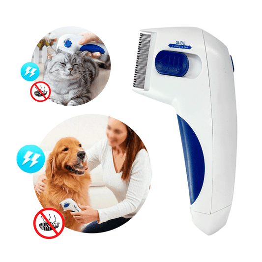 Peine Eléctrico Elimina Pulgas y Garrapatas FleaDoctor