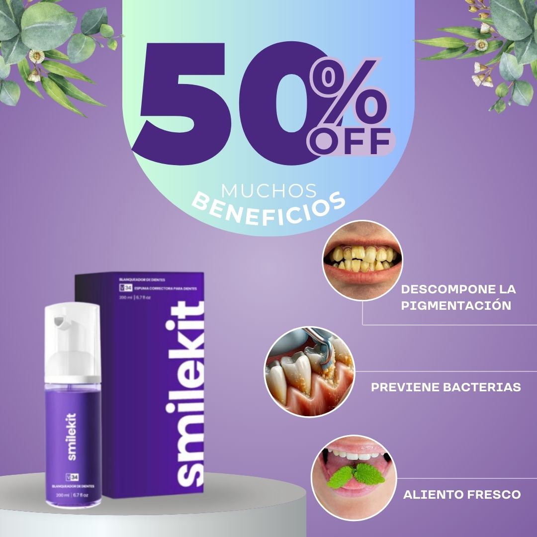 Blanqueador de Dientes Smilekit©