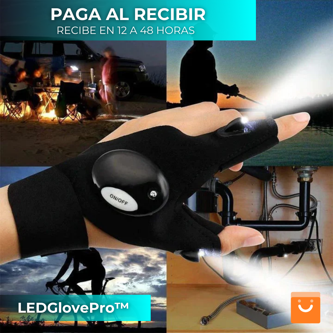 Guante con Luz Led Impermeable LedGlovePro™