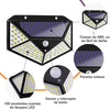 Lámpara Solar LED con Sensor de Movimiento 2x1