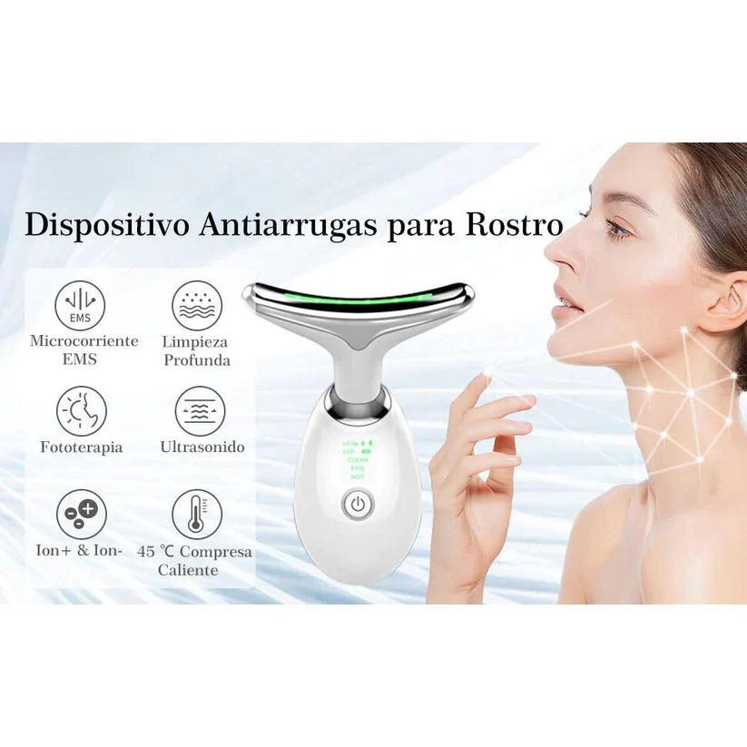 Masajeador Facial y Cuello - VibrantSkin